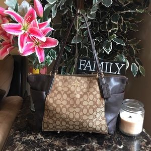 COACH AVA TOTE IN OUTLINE SIGNATURE